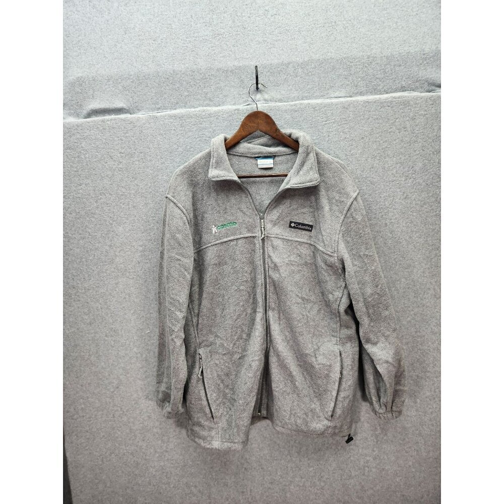 Columbia Sportswear Gray Fleece‎ Full-Zip Jacket L